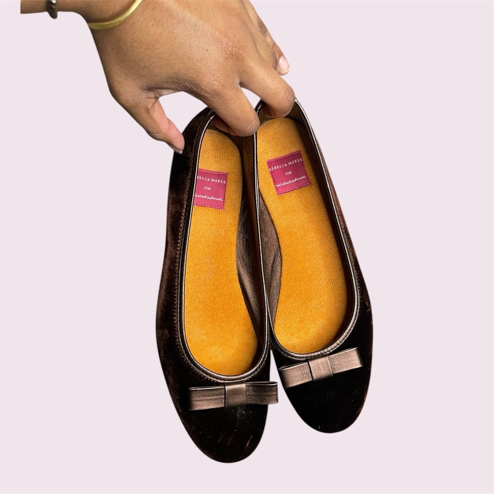 Rebecca Moses Wild About Cashmere Ballet Flats